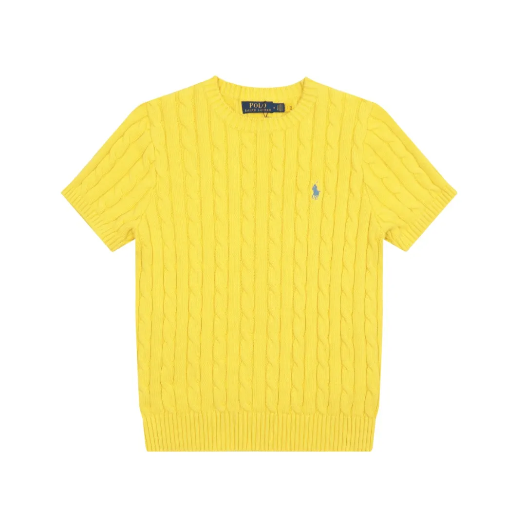 🅿️160 "Top quality" Style number: DS002# (not off the shelves all year round) [Ralph Lauren round neck solid color pony embroidered logo knitted short sleeves] ✅Ralph Lauren classic basic versatile knitted short sleeves for all seasons ✅Main supplier platform live broadcast Wholesale entities Replenish when out of stock Not off the shelves ✅ZP quality 1:1 version Scan the code to enter the GF website Counter quality ✅Detailed quality is the only one in Guangzhou Imported quality cotton yarn, focusing on high-end, cost-effective, good quality needless to say ✅The version is restored to the original order, the maximum size can be worn up to 160 pounds, loose, comfortable and stress-free ✅The upper body is simple and easy to match, a must-have for goddess ootd, good-looking clothes are never picky, a must-have in the goddess’ wardrobe Size: S-XL Color: Black White Gray Light Blue Light Pink Colorful Blue Khaki Bright Yellow Fruit Green Milk Apricot Wood Green Taro Purple Chinese Red Anchor Red Navy Red Label Navy Blue White Label